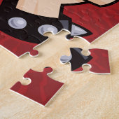 Heavy Metal Devil Horns Legpuzzel (Zijkant)