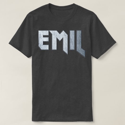Heavy metal Emil T-shirt (Design voorkant)