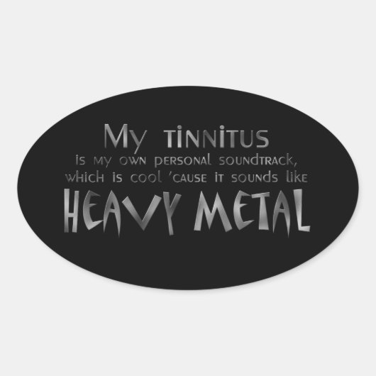 Heavy Metal Gehoor Stickers (Voorkant)