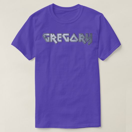 Heavy metal Gregory T-shirt (Design voorkant)