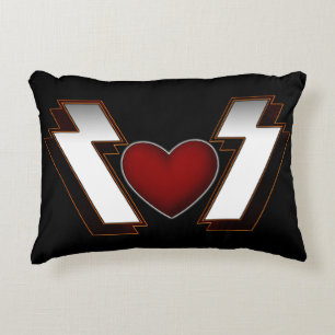 Heavy Metal Heart Accent Kussen