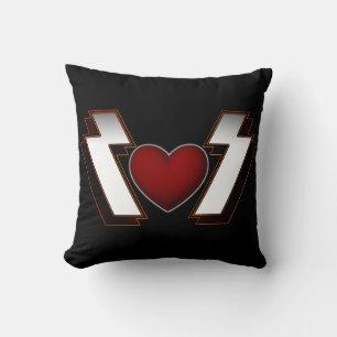 Heavy Metal Heart Kussen