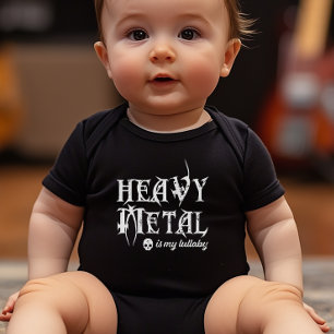 Heavy Metal is Mijn Lullaby Romper