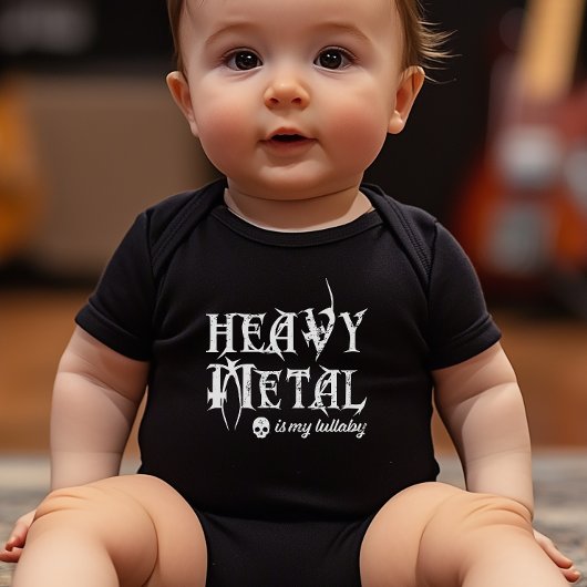 Heavy Metal is Mijn Lullaby Romper