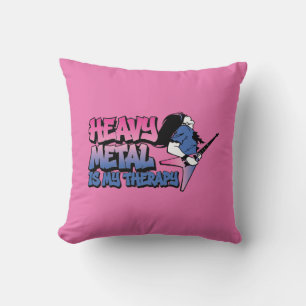 heavy metal is mijn therapie kussen