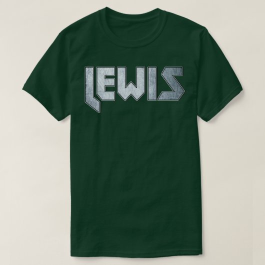 Heavy metal Lewis 1 T-shirt (Design voorkant)