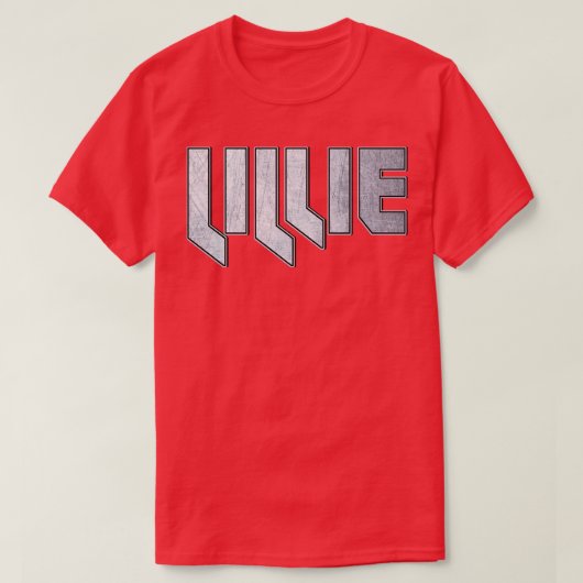 Heavy metal Lillie T-shirt (Design voorkant)