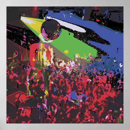 Heavy Metal Lover Disco Poster (Voorkant)