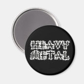 Heavy Metal Magneet (Voorkant / Achterkant)