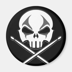 Heavy Metal Magnet Rock & Roll Drummer Magnets Magneet