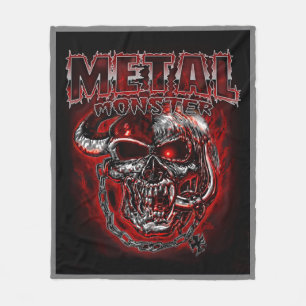 Heavy Metal Monster Fleece Deken