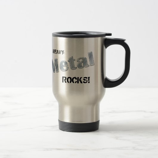 Heavy Metal Music Travel Coffee Mug Reisbeker (Rechts)