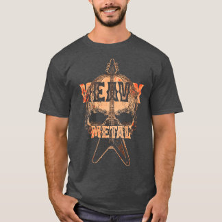 Heavy metal muziek 4 t-shirt