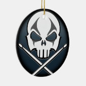 Heavy Metal Ornament Rock & Roll Drummer Custom (Rechts)