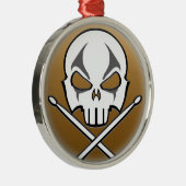 Heavy Metal Ornament Rock & Roll Drummer Ornament (Rechts)