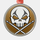 Heavy Metal Ornament Rock & Roll Drummer Ornament (Voorkant)