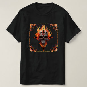 Heavy Metal Rock & Roll Muziekband Skull Concert T-shirt