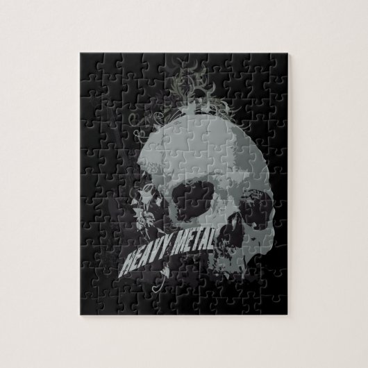 Heavy Metal Skull Legpuzzel (Verticaal)
