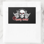 HEAVY METAL SKULL STICKERS (Tas)