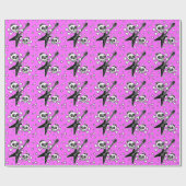 Heavy Metal Skulls Cadeaupapier (Vlak)
