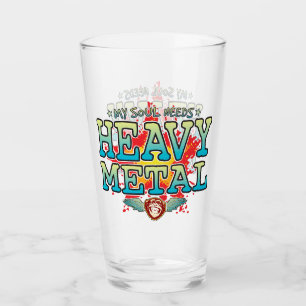 Heavy Metal Soul Glass Tumbler
