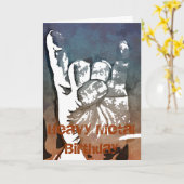 Heavy Metal Verjaardag Kaart (Gele Bloem)