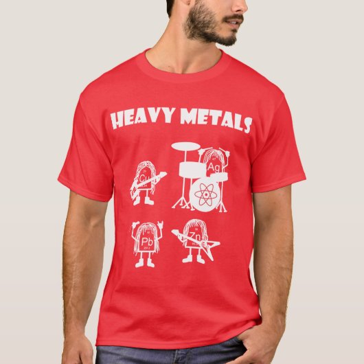 Heavy metals1 gift t-shirt (Voorkant)