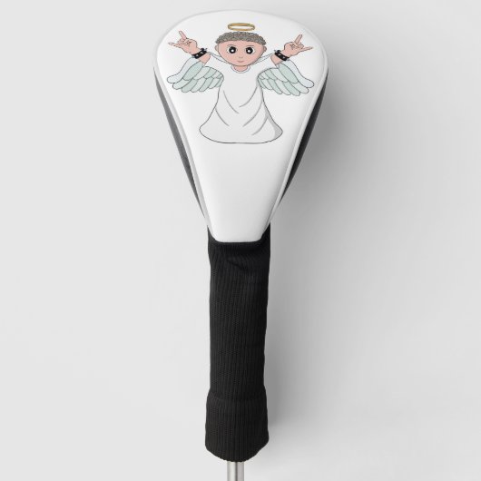 Heavy Music Loving Angel Golfheadcover (Voorkant)