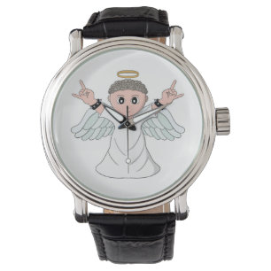 Heavy Music Loving Angel Horloge