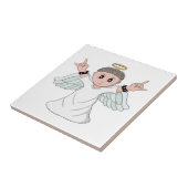 Heavy Music Loving Angel Tegeltje (Zijkant)