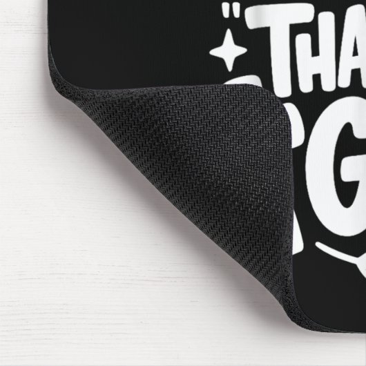 Heavy On The Thank You God Retro Muismat (Hoek)