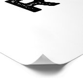 Heavy Petal Rocker Funny Flower Pun Poster (Hoek)