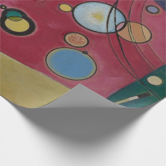 Heavy Red by Wassily Kandinsky Cadeaupapier (Hoek)