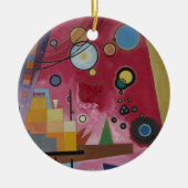 Heavy Red van Wassily Kandinsky Keramisch Ornament (Voorkant)