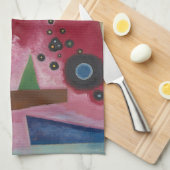 Heavy Red van Wassily Kandinsky Theedoek (Quarter Fold)