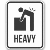 Heavy sticker (Voorkant)