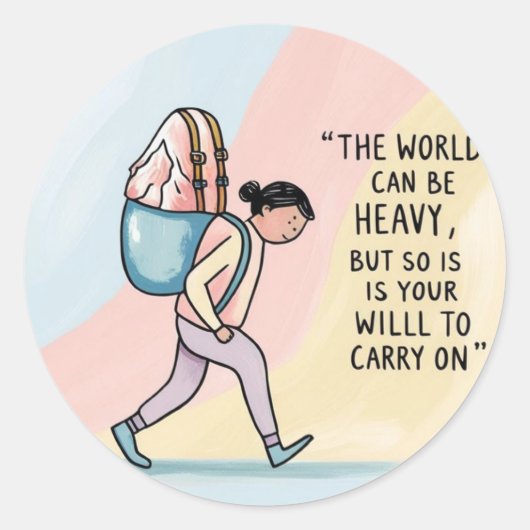 Heavy World Stickers (Voorkant)