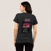 Heavy World Tri-Blend Shirt (Achterkant volledig)