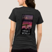 Heavy World Tri-Blend Shirt (Achterkant)