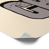 Heavyweight Spud Champ Boxing Potato  Poster (Hoek)