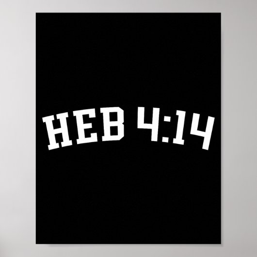 Heb 4_14 poster (Voorkant)