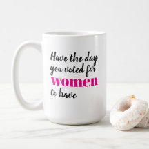 Heb de dag waarvoor vrouwen hebben gestemd Protest