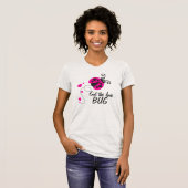 Heb de liefdesbug ladybug roze t-shirt (Voorkant volledig)