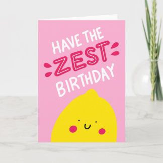 Heb de Zest Birthday Kaart