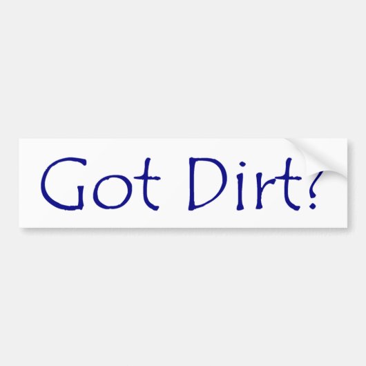 Heb Dirt Bumpersticker (Voorkant)
