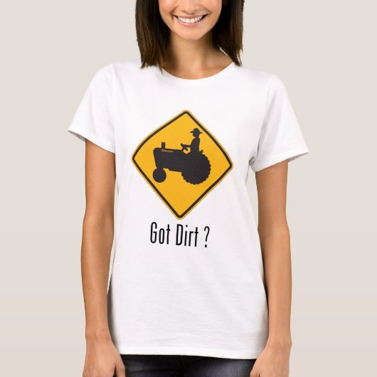 Heb Dirt Tractor Gold T-shirt (Voorkant)