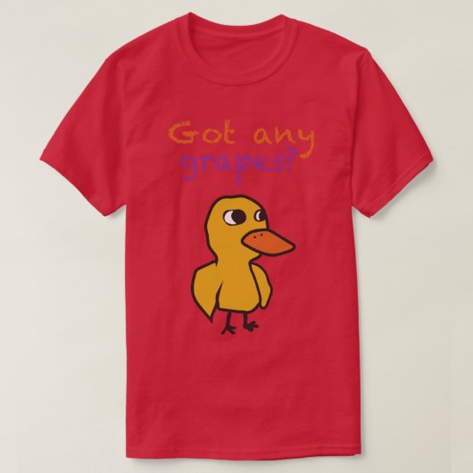 Heb druiven t-shirt (Design voorkant)