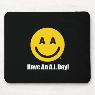 "Heb een A.I.-dag!" Officieel muismat