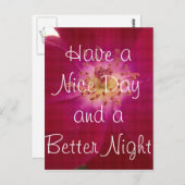 Heb een aangename Briefkaart Verticale Sjabloon (Voorkant / Achterkant)