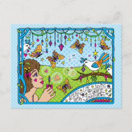 Heb een afspeelbare fantasie_ briefkaart